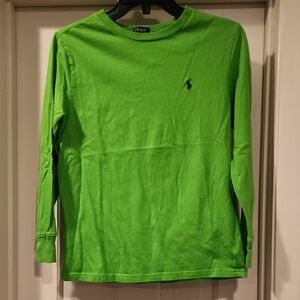 Polo by Ralph Lauren Bright Green Shirt. Medium 10/12